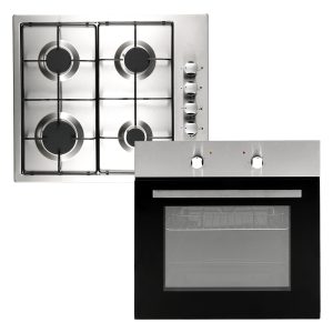 Gas hob and electric oven pack