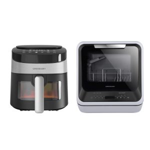 CAF42DI-CMDW2BK tabletop appliance bundle air fryer and dishwasher bundle