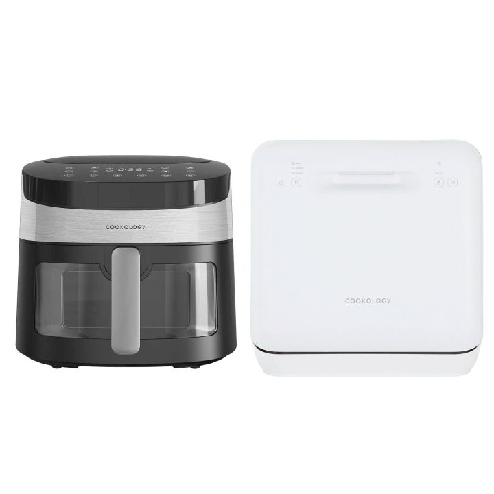 CAF72DI MCDW2WH air fryer and dishwasher bundle