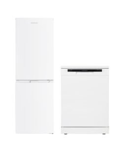 CFF2475050WH-CFSD613WH Appliance bundle fridge freezer dishwasher white