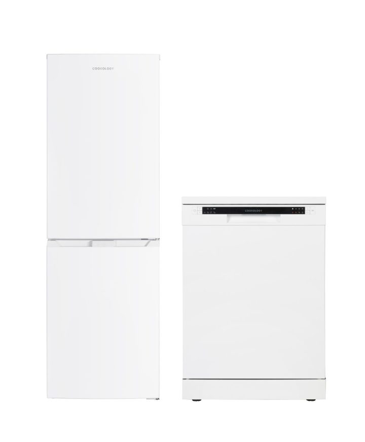 CFF2475050WH-CFSD613WH Appliance bundle fridge freezer dishwasher white
