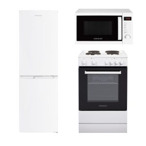 CFSP600WH1-CFF2475050WH-CFSDI20LWH Kitchen bundle Oven fridge freezer microwave white