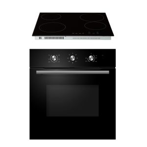COF600BK TCH601 electric fan oven and ceramic hob bundle