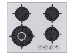 GGH606WH White glass hob