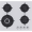 GGH606WH White glass hob