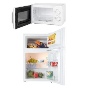 UCFF87WH-CMAFS20LWH fridge freezer microwave bundle