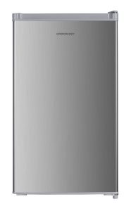80L Freestanding Under Counter Fridge with Ice Box - Silver