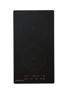 30cm Built-In Domino Induction Hob 2 Zone - Black