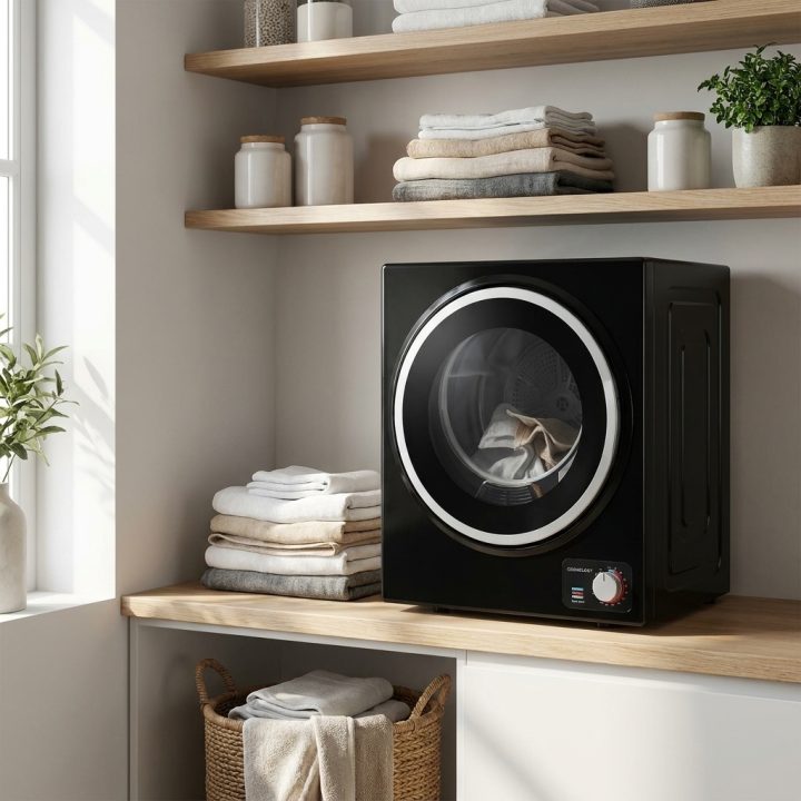 2.5kg Freestanding Tumble Dryer - Black - c4502806ac197972b8b8f82b9d49401386f6b29e25f7d017c6d7f72a679607dd