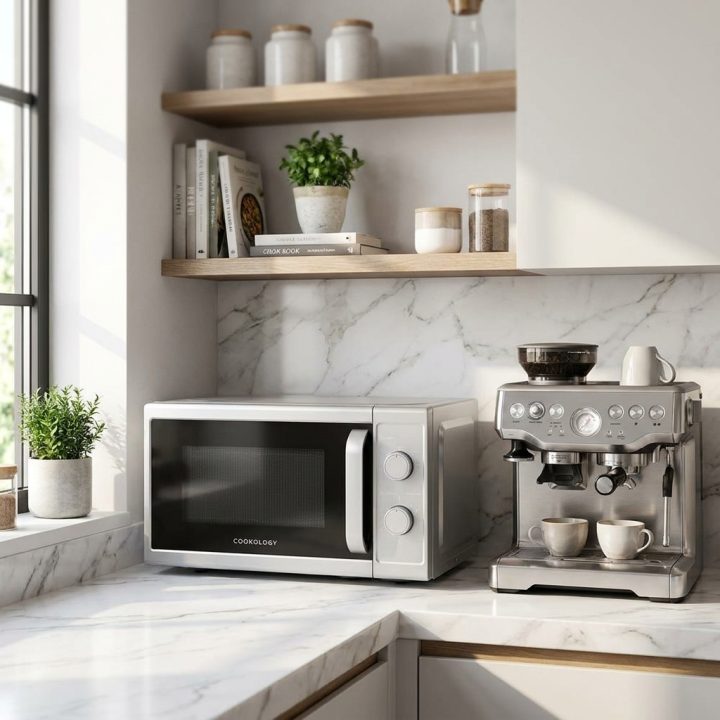 20L Freestanding Microwave 800W - Silver - 7c9150d4c638af75e027e7572f49857b2a4b8c568a7e34a78e5ef5fddc972114
