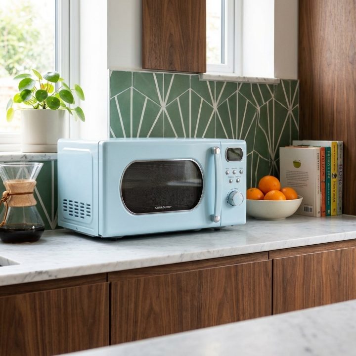20L Freestanding Microwave 800W - Blue - 0763b5e6cdb0658a1dd3e71819b981b1dbfbb1fc8e608bac20306dd6def5ee90