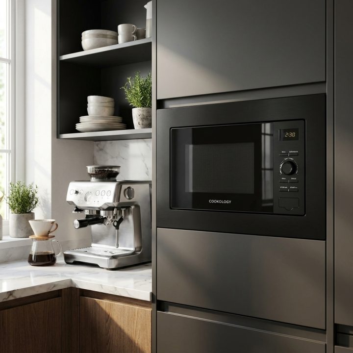 20L Integrated Microwave 800W - Black - adf38f8fcb1e25fd9ad9263a436fee3753cff30f4eb919e92fe9772249b7f75b