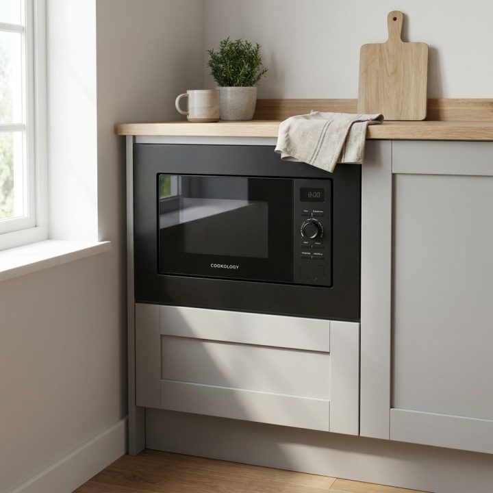 20L Integrated Microwave 800W - Black - 2b2ae29de3c474e8cc845bfad43b7abb3ba303247a6e0c79d44e25fa65dd17df