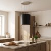 35cm Ceiling Mounted Cooker Hood A++ Energy Rated - Black - Product hero