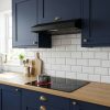50cm Visor Cooker Hood - Black - ad04c44627172ef90fdbeaf76b8c6d05240783b5218f5fb6f71d94ee7750b11b