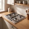 60cm Built-In Gas Hob 4 Burner - Stainless Steel - Product hero