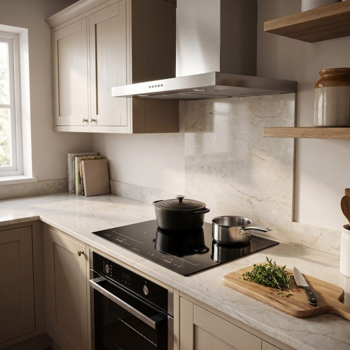 60cm Built-In Induction Hob 4 Zone - Black - Product hero