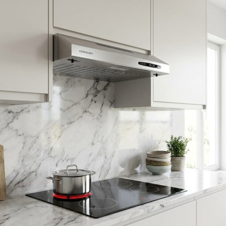 60cm Visor Cooker Hood - Stainless Steel - b732545c979ea968109c8b4d5e0cc1b788ca3da22728ccc89ab46f576511a7d3