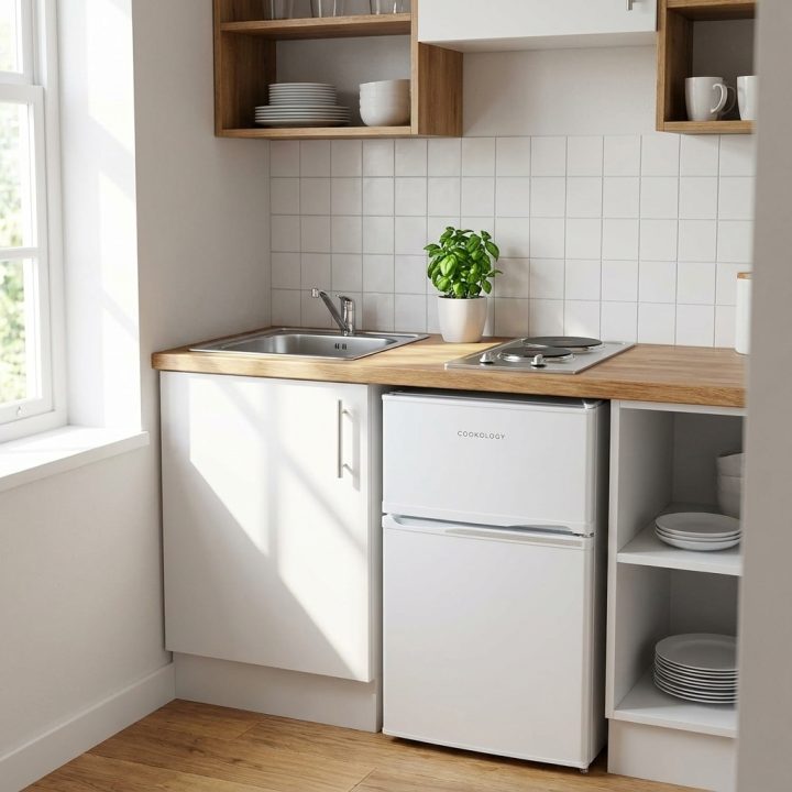 87L Freestanding Under Counter Fridge Freezer 70/30 - White - 9fdd9292246df108dba344b95e6fc090f844ef28727d2bb6fd9b965ff969562e