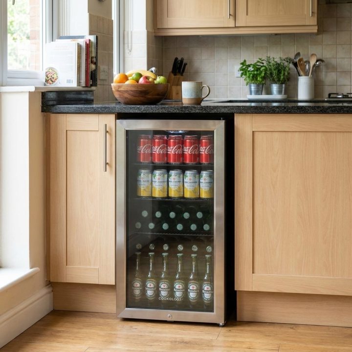 98L Freestanding Drinks Fridge 47cm - Stainless Steel - 00bdeafdfd897e2567aa267ac6def46bd33a180dd60290ee10020467d651bf79