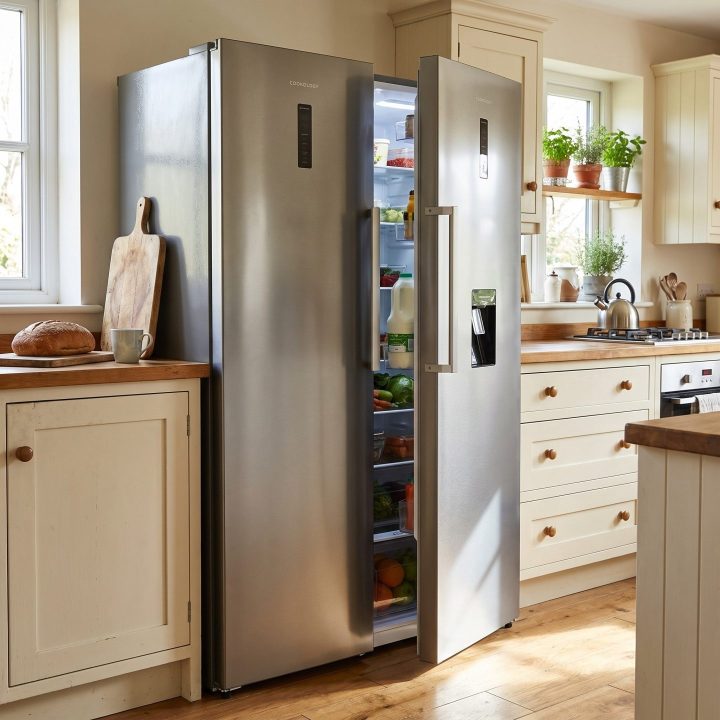 Bundle - 356L Inox Fridge with Water Dispenser & 274L Inox Freezer - Stainless Steel - Everyday use and access