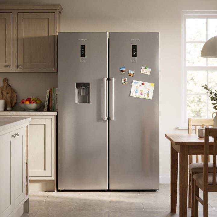 Bundle - 356L Inox Fridge with Water Dispenser & 274L Inox Freezer - Stainless Steel - Verified design detail