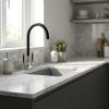 Dual Lever Kitchen Mixer Tap - Black/Chrome - c073061f706cdc5224f95398098444cd2d73fe056981db86464e76dab3375302