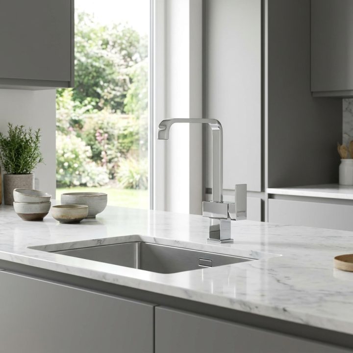 Elba Kitchen Mixer Tap - Chrome - 9f83a7dae3625bea4fadfc4f3dd4be0fed3532c108c02f72e78d04f641daf94f