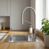 Giglio Brushed Graphite Pull Out Kitchen Tap - a2f5e3a01f094f09e1ed184c75a760d3be2c6b40a0ad52ec6fc313aec20bd4a3