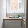 Giglio Brushed White Pull Out Kitchen Tap - 5321b43b002032ff9cbe36114e448ab6d8dbbfdfeca18be5378d394e682437f0