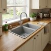 Lucca Grey Granite Composite 1.5 Bowl Kitchen Sink - 9b294aee387c7745197a1bd5b949235d2d8d7c84f1ed872ac47dc9178a80e941
