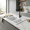 Lucca White Granite Composite 1.5 Bowl Kitchen Sink - 0dc369c8843ec3bbf5db226ea2fecd2da1df788f8f5db040e26f5a828e128b15