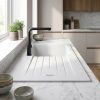 Sienna White Granite Composite Kitchen Sink & Drainer - ff7cf498ab383801c1d064b832d98a66e91f14417088c65554d2f0bbd9b1ec62