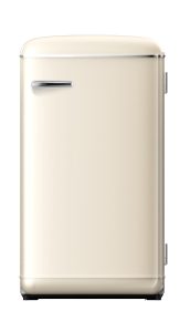 93L Retro Under Counter Fridge - Cream