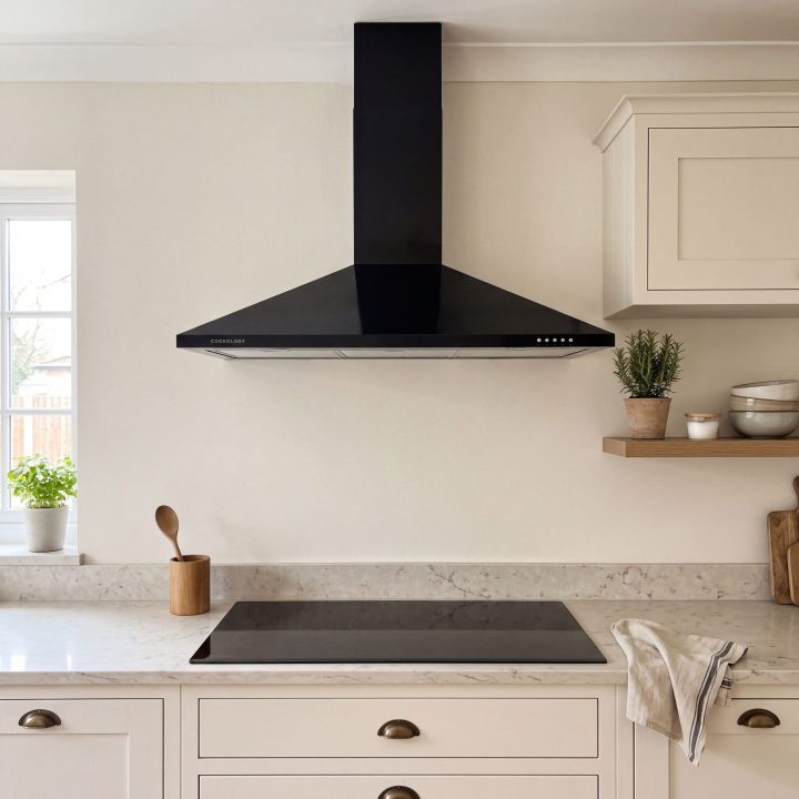 100cm Chimney Cooker Hood A Energy Rated - Black - Product hero