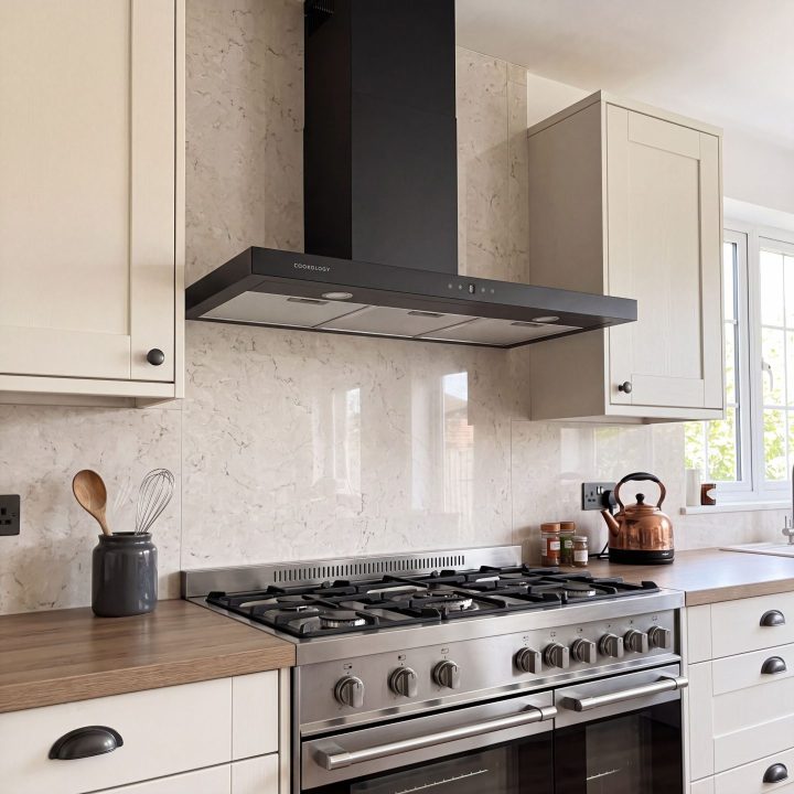 100cm Chimney Cooker Hood A++ Energy Rated - Black - Product hero
