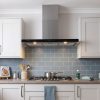 100cm Cooker Hood A++ Energy Rated - Stainless Steel - Scale and room context