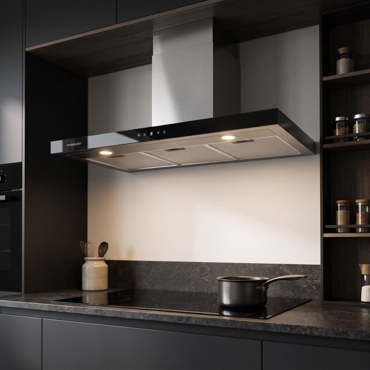 100cm Cooker Hood A++ Energy Rated - Stainless Steel - Verified design detail