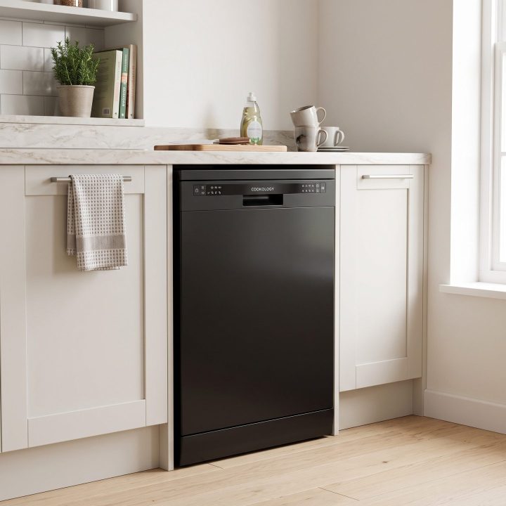 13 Place Settings Freestanding Dishwasher - Black - Everyday use and access