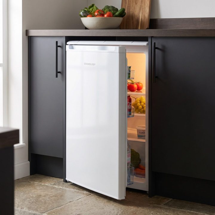 130L Freestanding Under Counter Fridge - White - Verified design detail