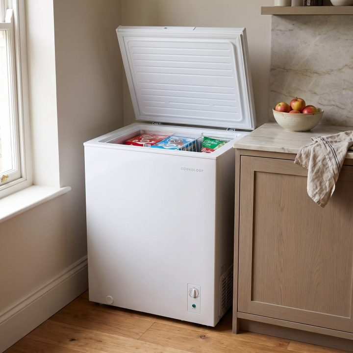 142L Freestanding Chest Freezer - White - Everyday use and access