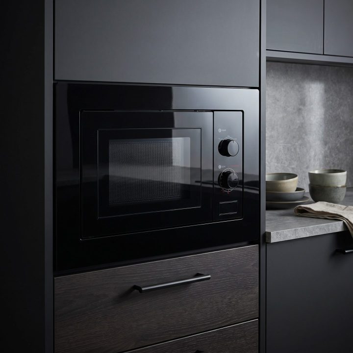17L Integrated Microwave 700W - Black - Verified design detail