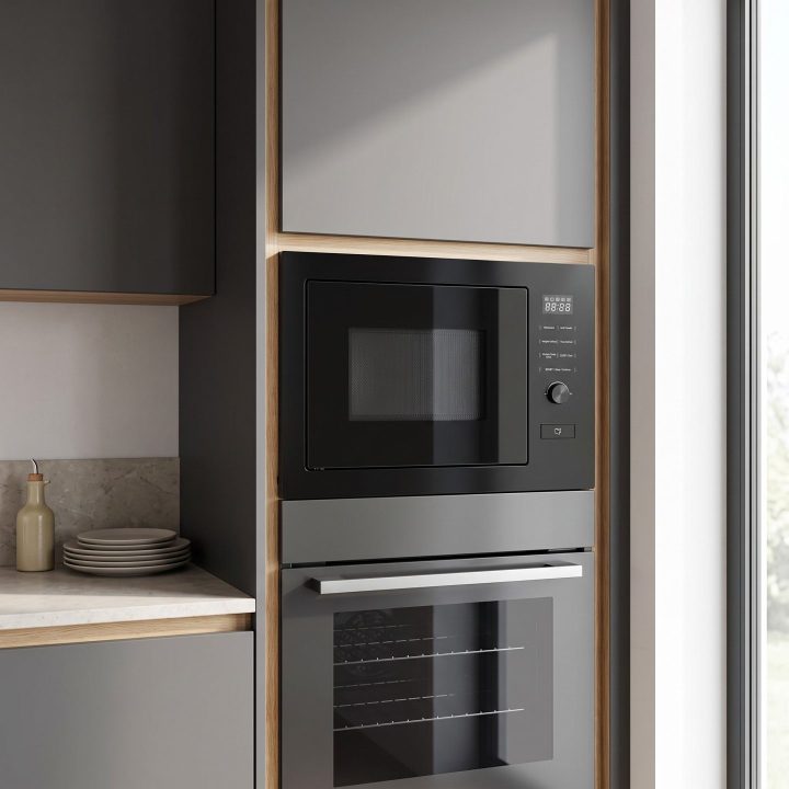 20L Built-In Microwave 800W - Black - Product hero variation 2
