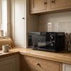 20L Freestanding Microwave 700W - Black - Everyday use and access