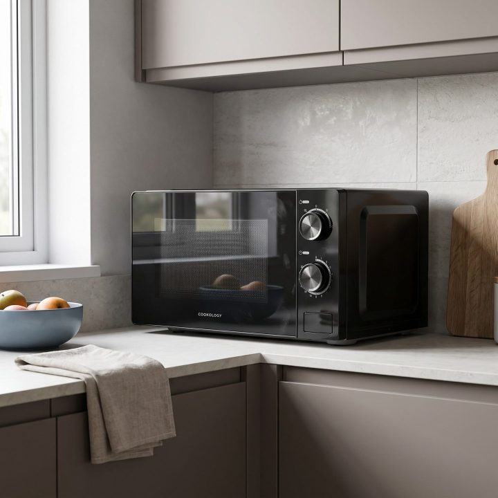 20L Freestanding Microwave 700W - Black - Product hero