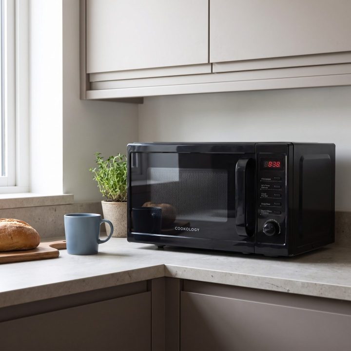 20L Freestanding Microwave 800W - Black - Product hero