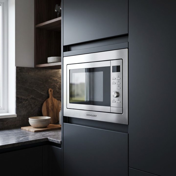 20L Integrated Microwave 800W - Stainless Steel - Verified design detail