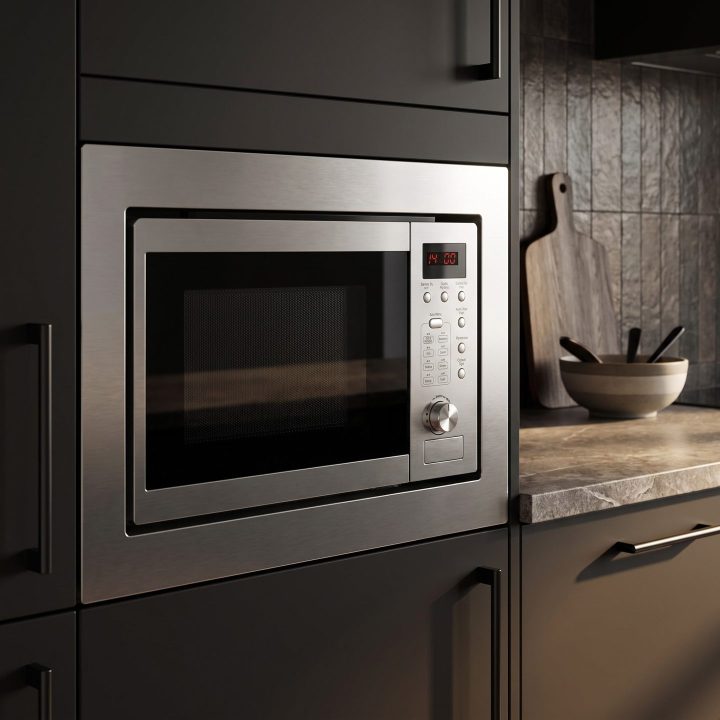 20L Integrated Microwave 800W - Stainless Steel - Verified design detail