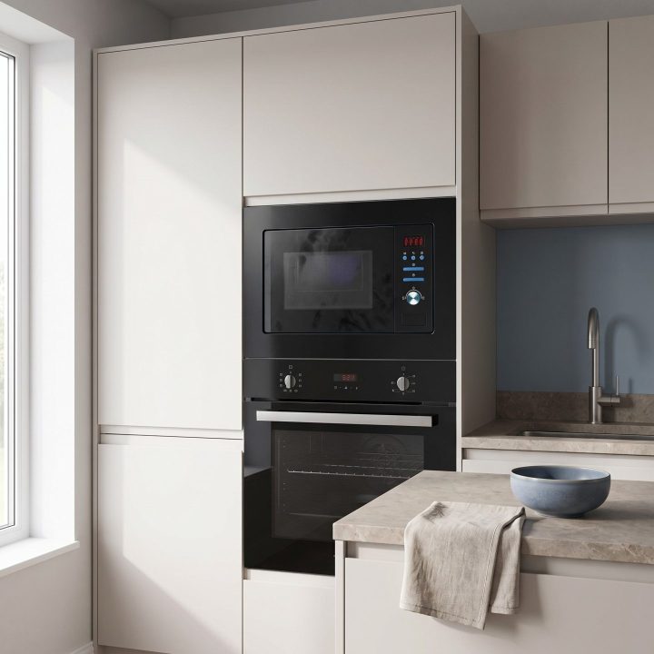 20L Integrated Microwave Oven 800W - Black - Product hero