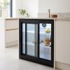 210L Commercial Back Bar Drinks Fridge 86cm - Black - Everyday use and access